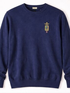 “Aeronautica Militare Crewneck Sweater Emb. Crest Men’s XXL Classic Smart Casual